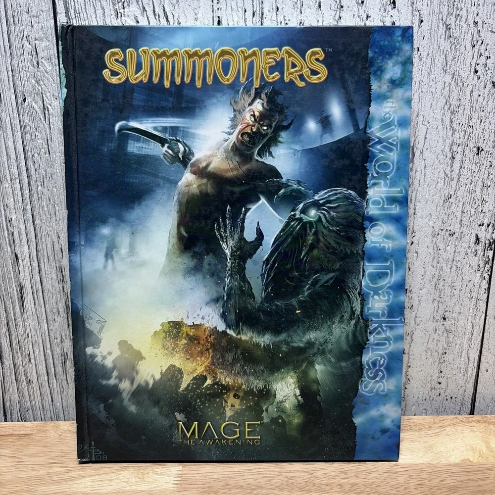 Lot of 3 Mage Books Mysterium Summoners Adamantine Arrow RPG WOD